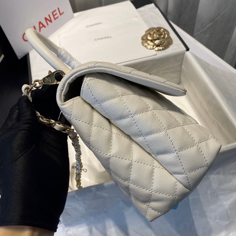 Flap Bag with Top Handle, CHANEL Handbags