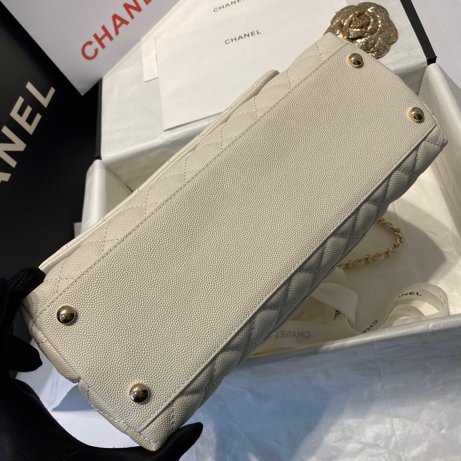 Flap Bag with Top Handle, CHANEL Handbags