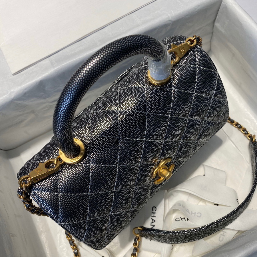 Small Flap Bag with Top Handle, CHANEL Handbags