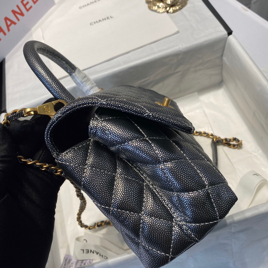 Small Flap Bag with Top Handle, CHANEL Handbags