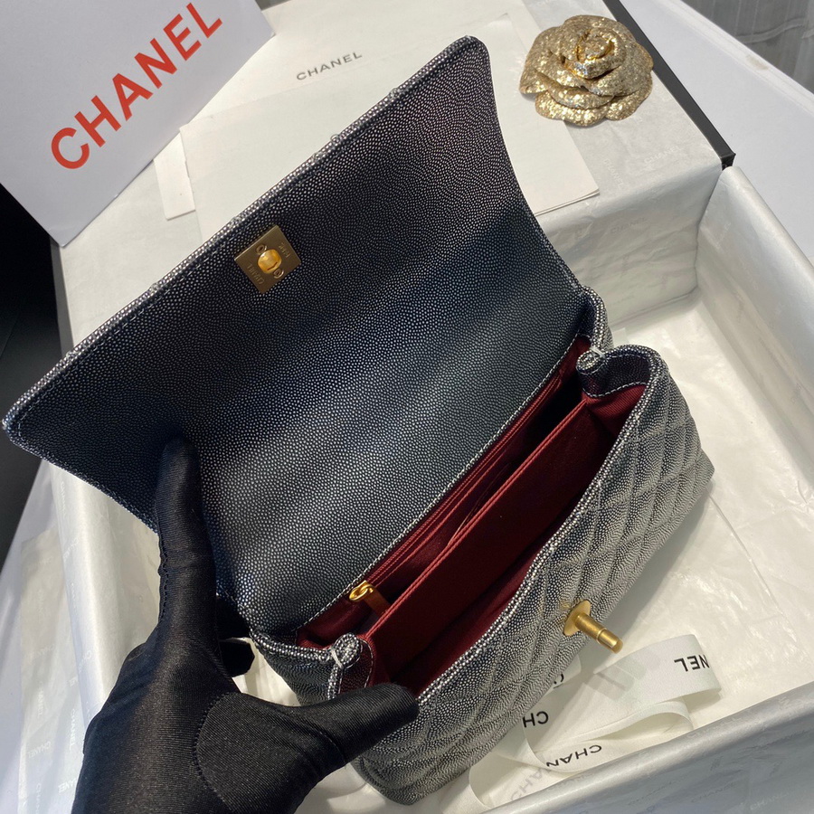Small Flap Bag with Top Handle, CHANEL Handbags