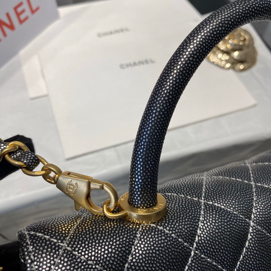Flap Bag with Top Handle, CHANEL Handbags