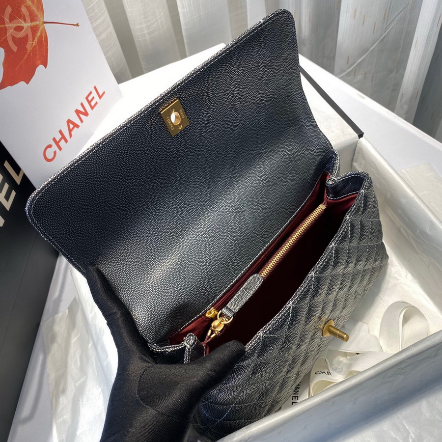 Flap Bag with Top Handle, CHANEL Handbags