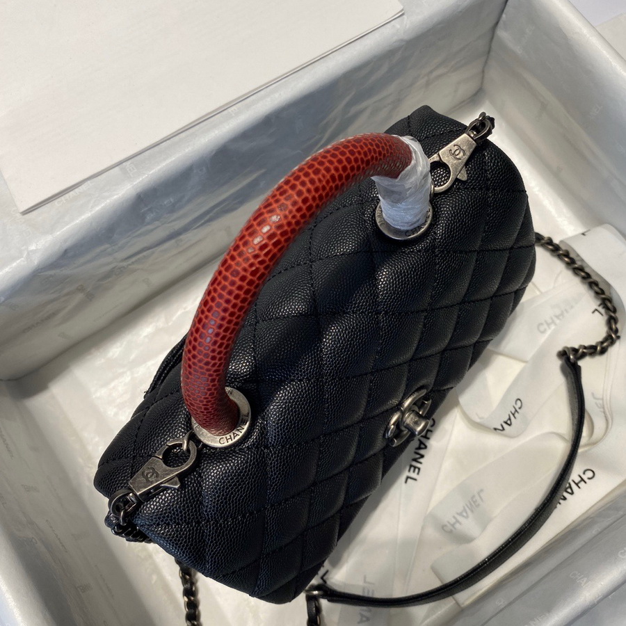 Small Flap Bag with Top Handle, CHANEL Handbags