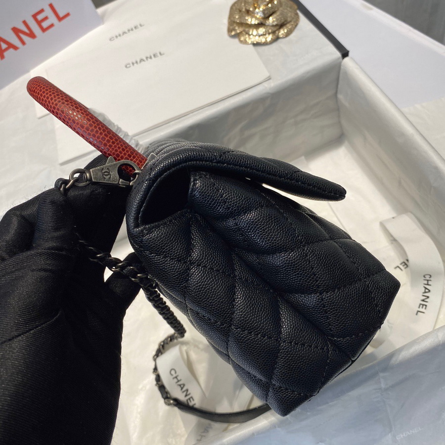 Small Flap Bag with Top Handle, CHANEL Handbags