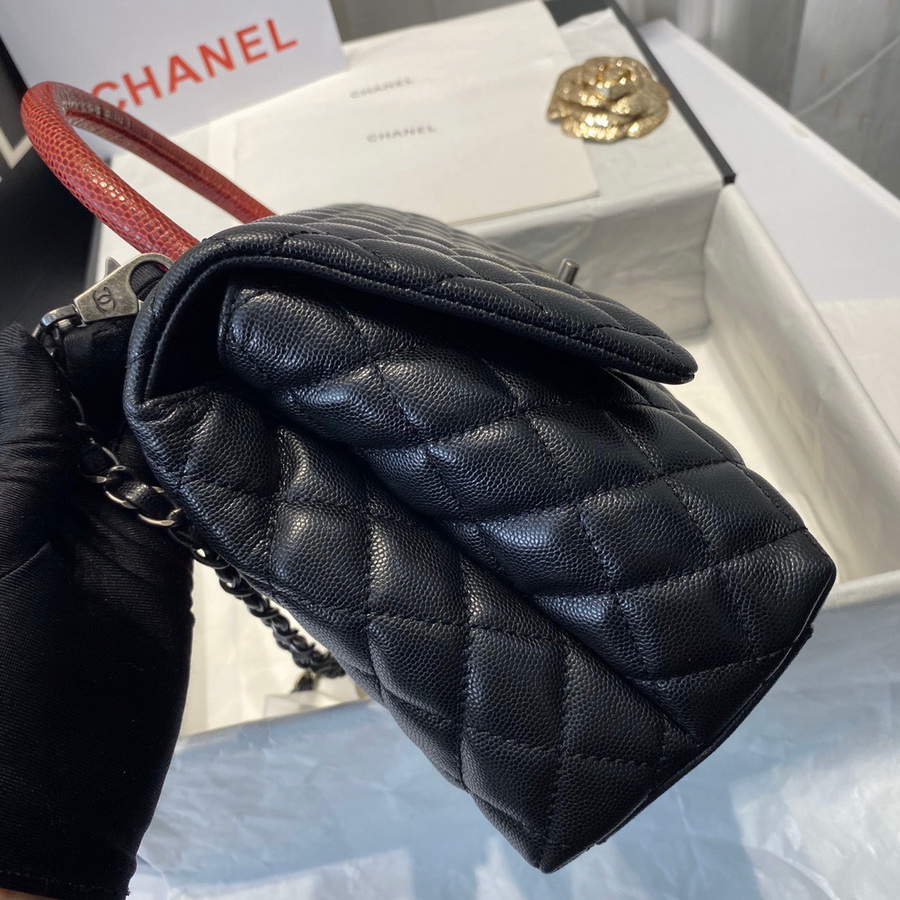 Flap Bag with Top Handle, CHANEL Handbags