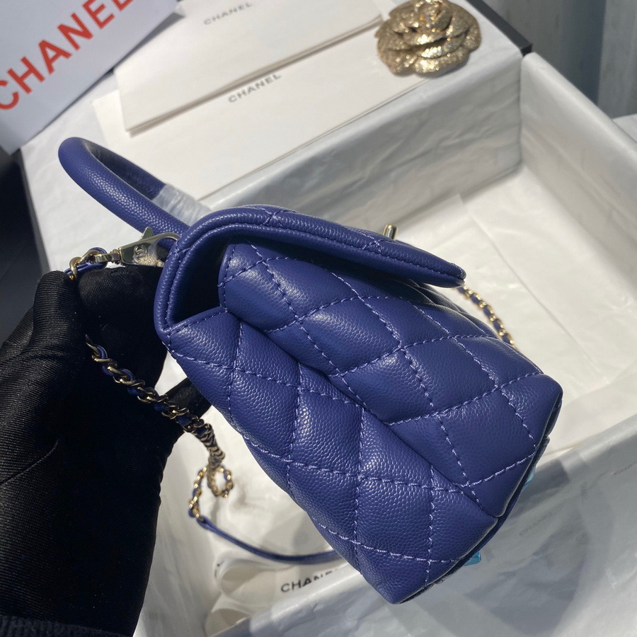Small Flap Bag with Top Handle, CHANEL Handbags