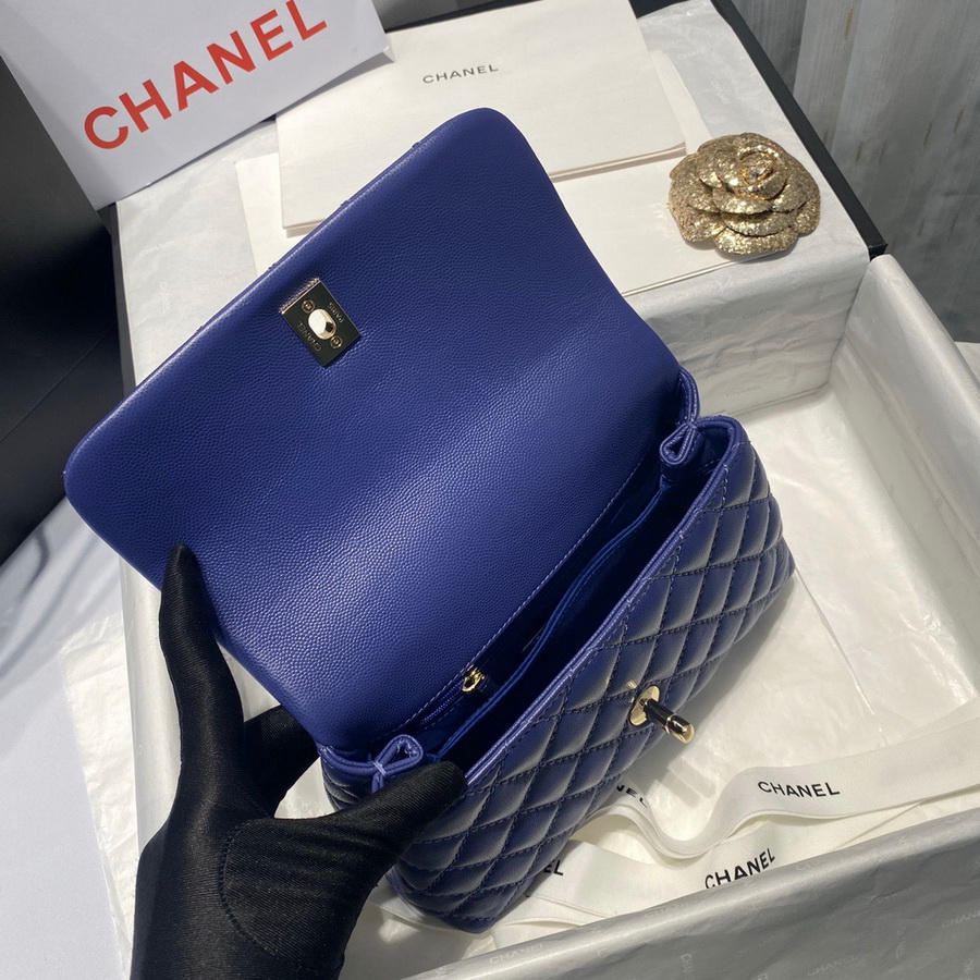 Small Flap Bag with Top Handle, CHANEL Handbags