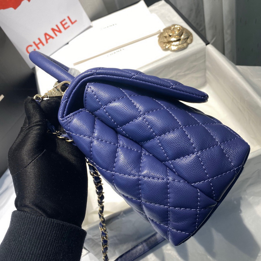 Flap Bag with Top Handle, CHANEL Handbags