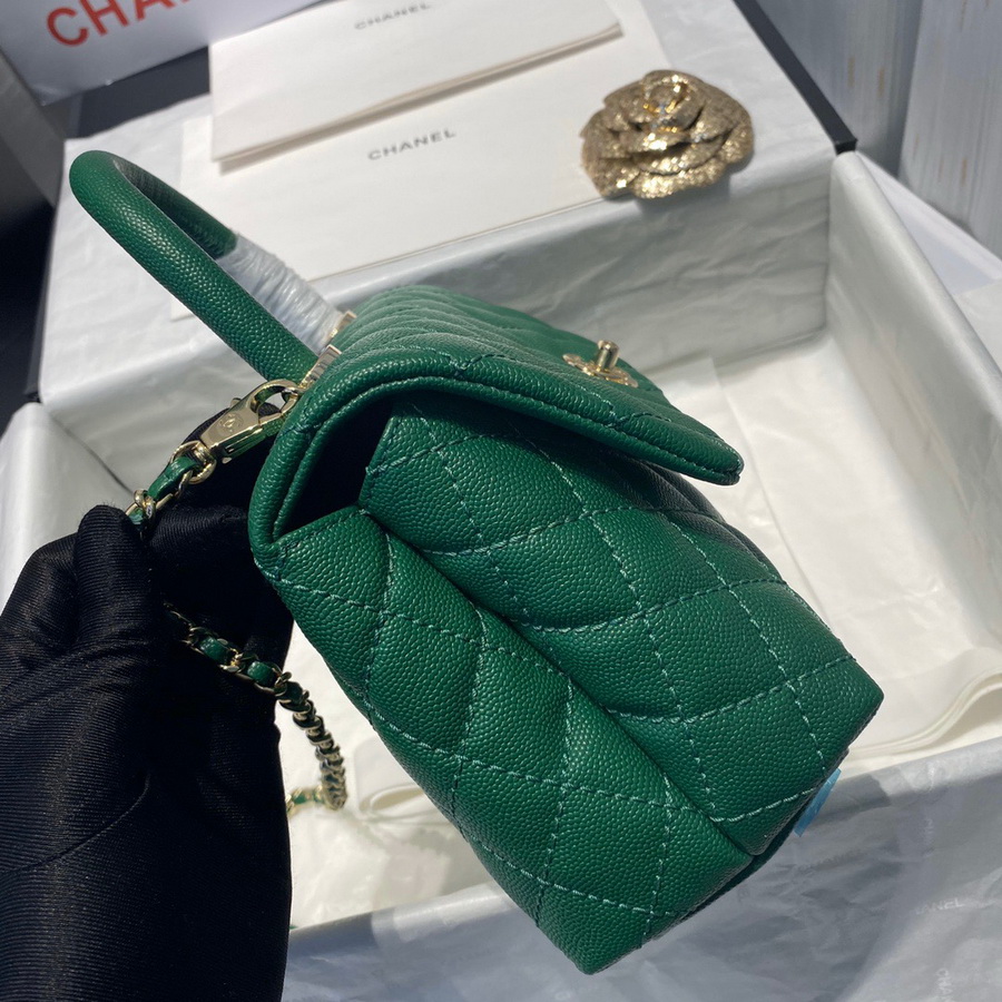 Small Flap Bag with Top Handle, CHANEL Handbags