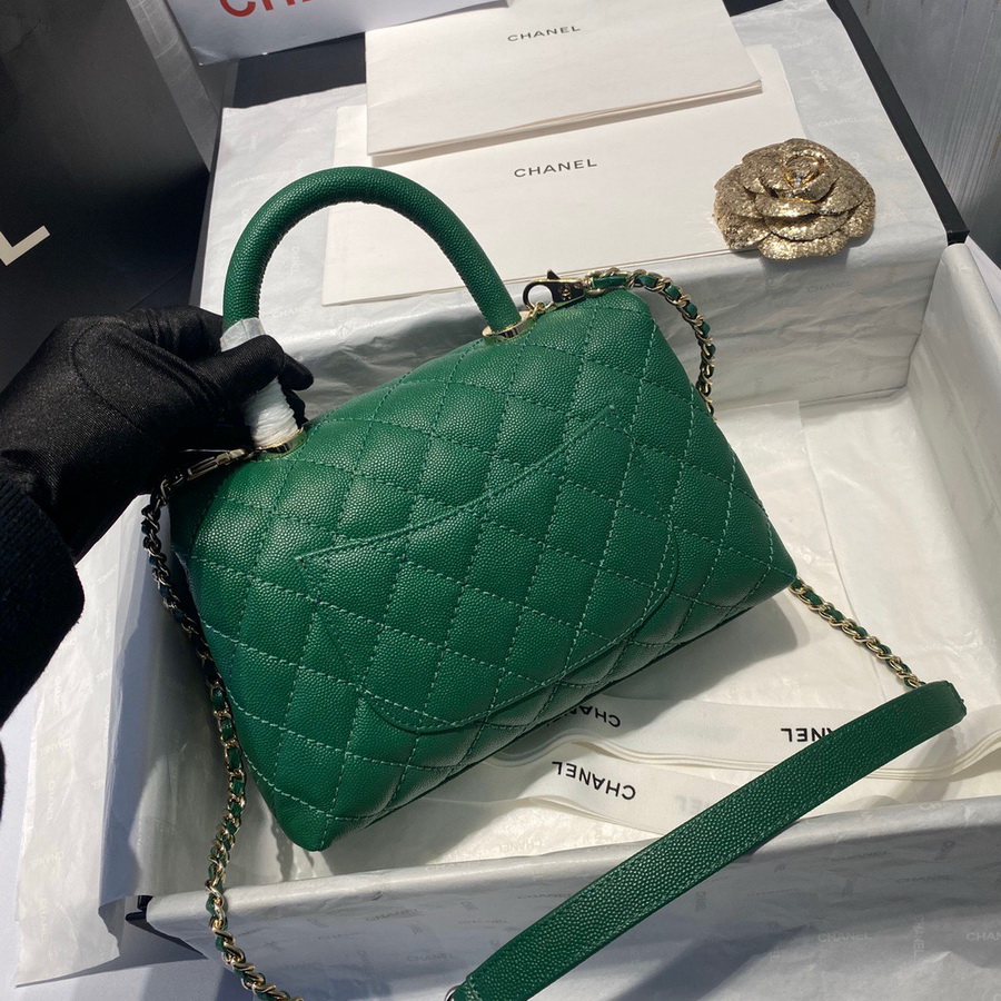 Small Flap Bag with Top Handle, CHANEL Handbags