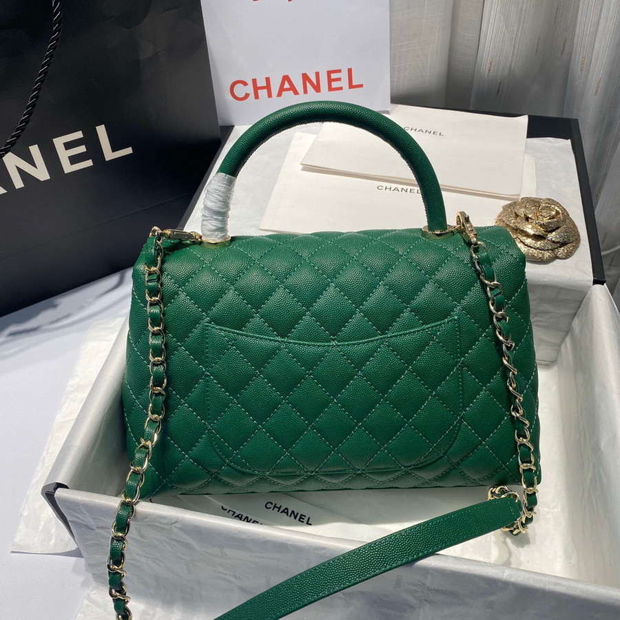 Flap Bag with Top Handle, CHANEL Handbags