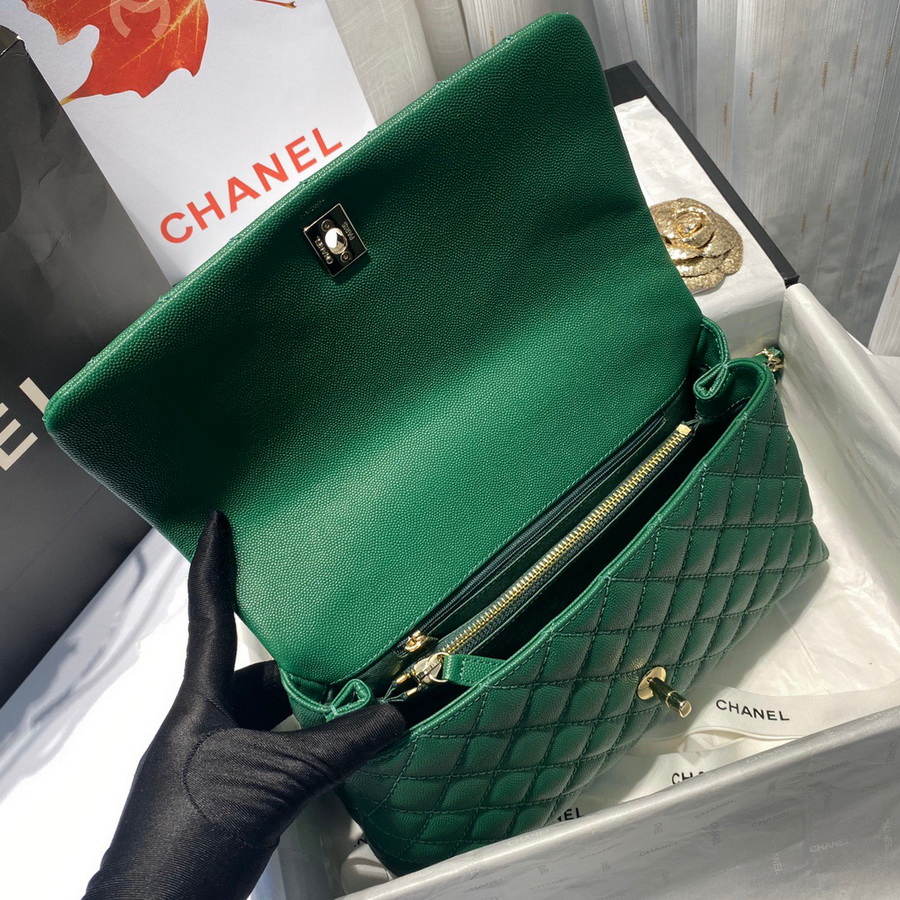 Flap Bag with Top Handle, CHANEL Handbags