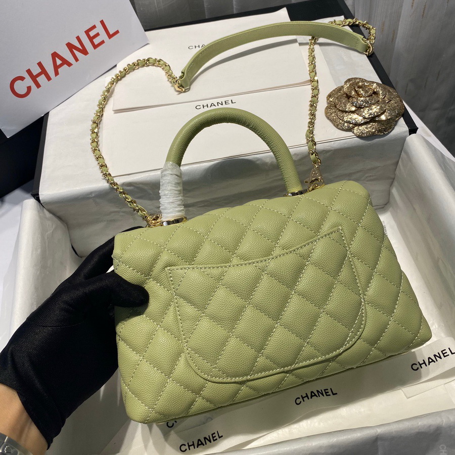 Small Flap Bag with Top Handle, CHANEL Handbags