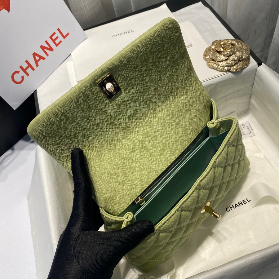 Small Flap Bag with Top Handle, CHANEL Handbags