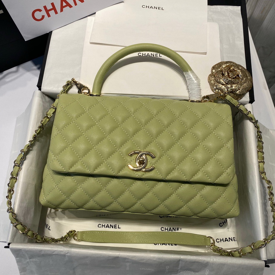Flap Bag with Top Handle, CHANEL Handbags