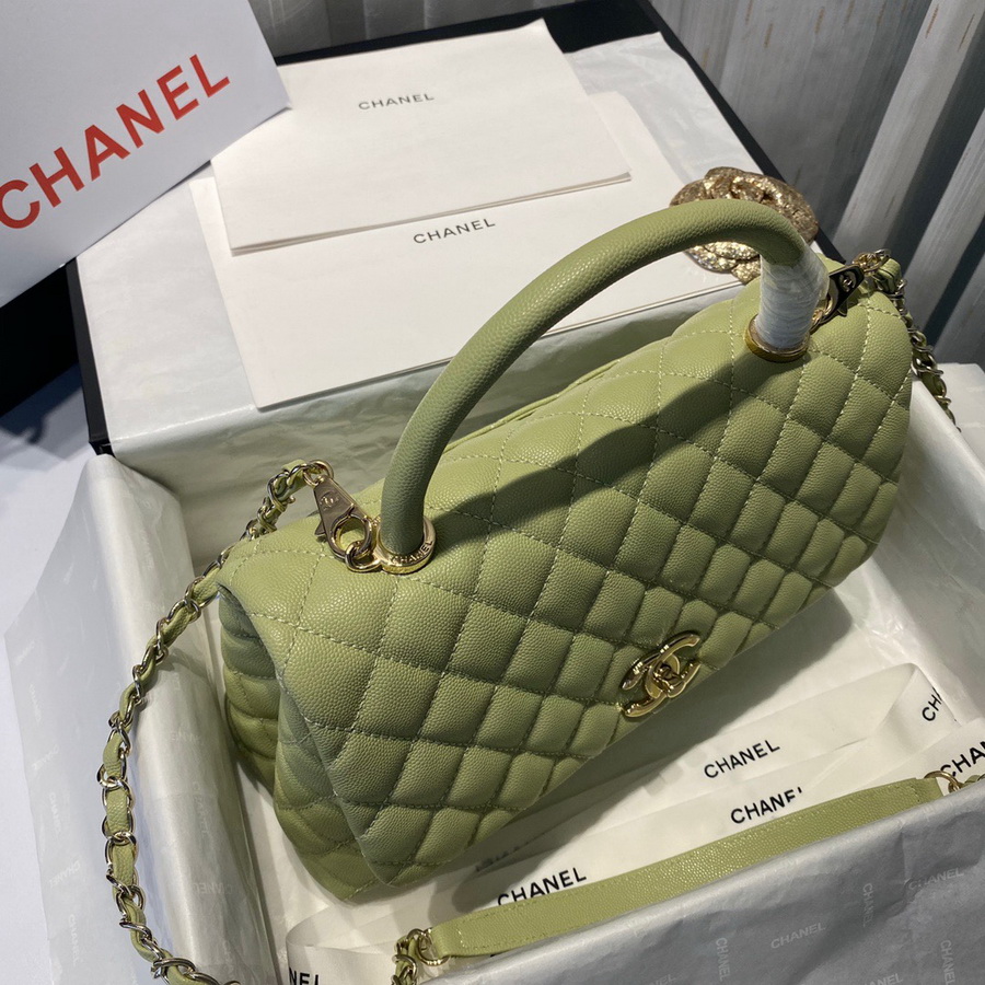 Flap Bag with Top Handle, CHANEL Handbags