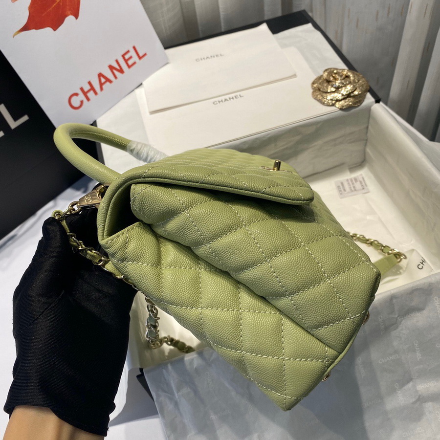 Flap Bag with Top Handle, CHANEL Handbags