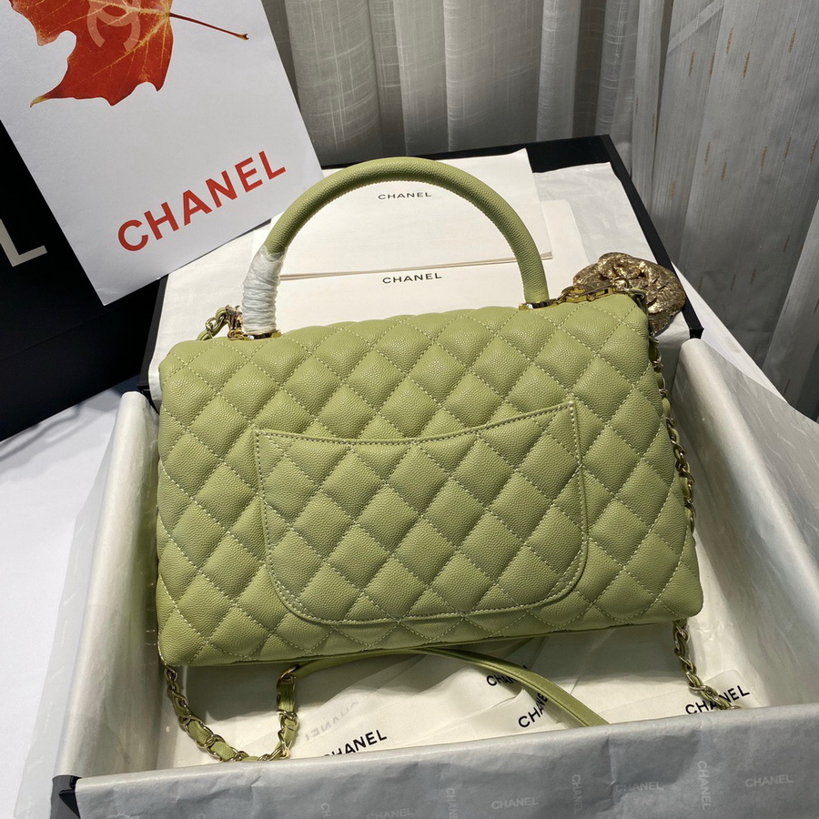 Flap Bag with Top Handle, CHANEL Handbags