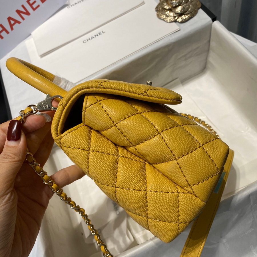 Small Flap Bag with Top Handle, CHANEL Handbags