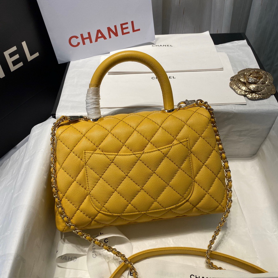 Small Flap Bag with Top Handle, CHANEL Handbags