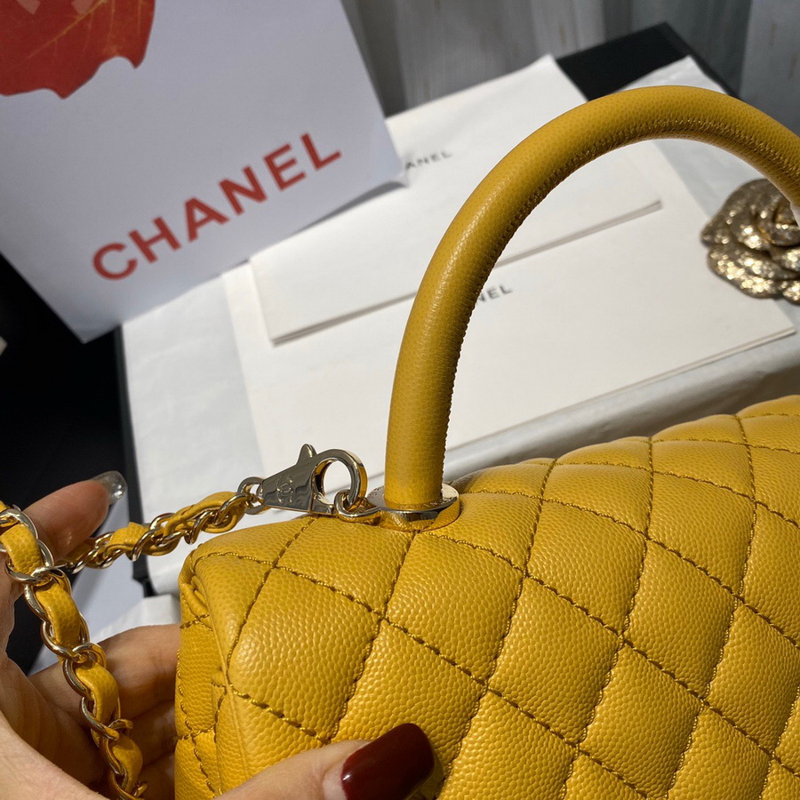 Flap Bag with Top Handle, CHANEL Handbags