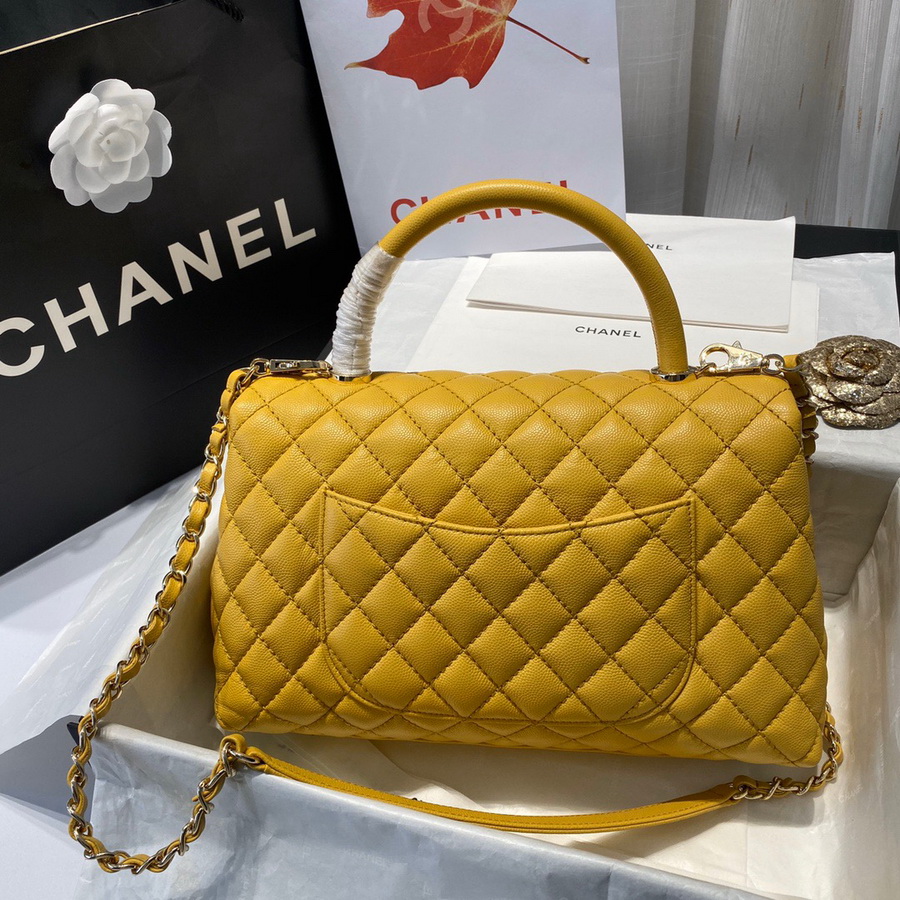 Flap Bag with Top Handle, CHANEL Handbags
