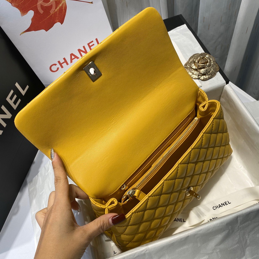 Flap Bag with Top Handle, CHANEL Handbags