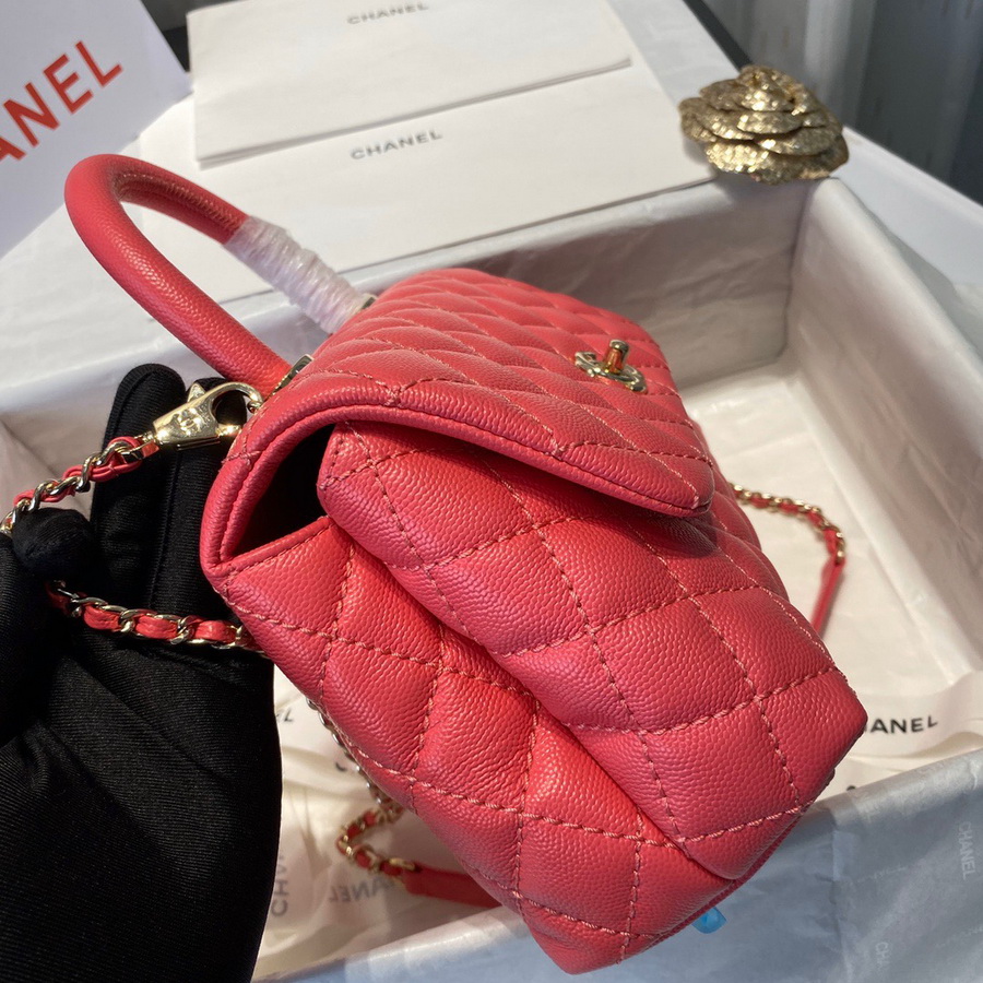 Small Flap Bag with Top Handle, CHANEL Handbags