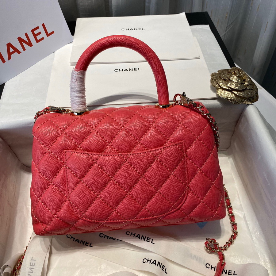 Small Flap Bag with Top Handle, CHANEL Handbags