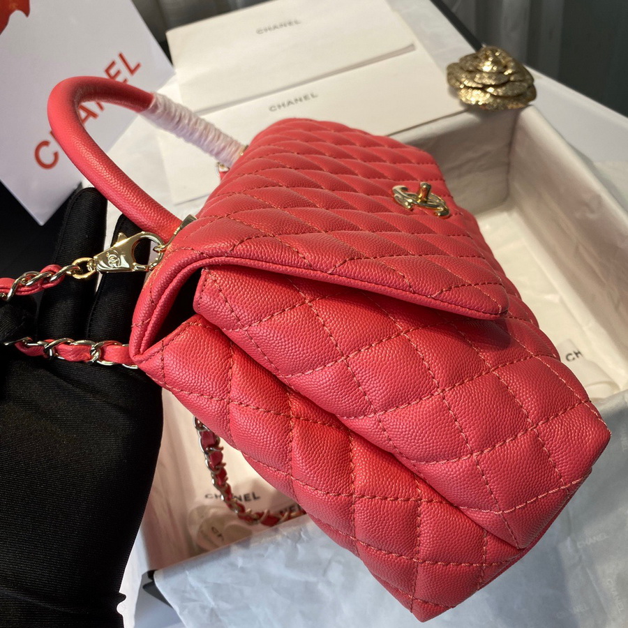 Flap Bag with Top Handle, CHANEL Handbags