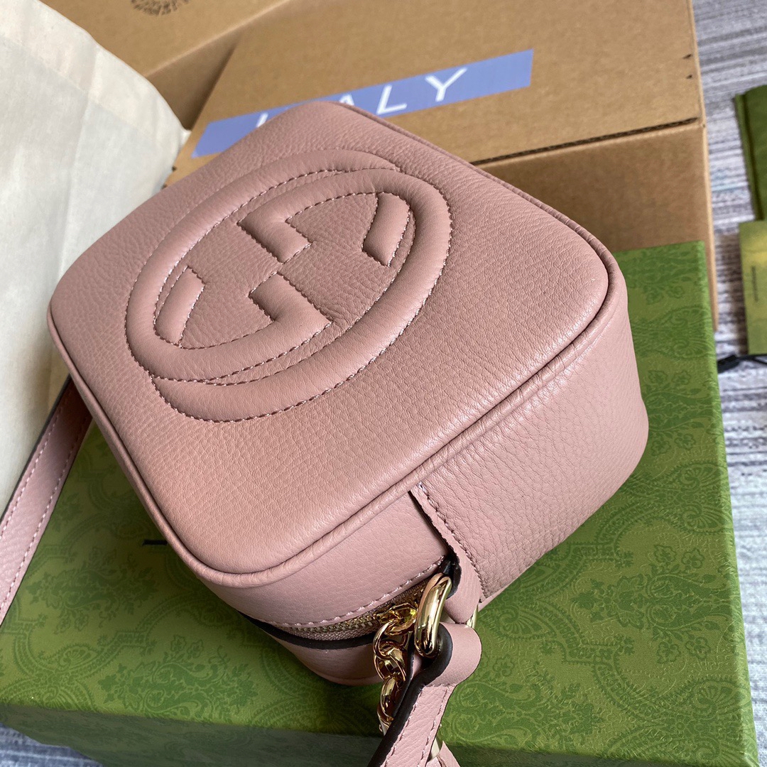 308364 Soho small leather disco bag, Gucci Crossbody Bags for Women