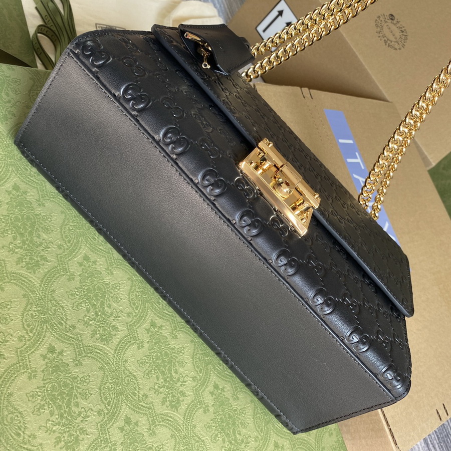 Padlock Gucci Signature shoulder bag, 409486