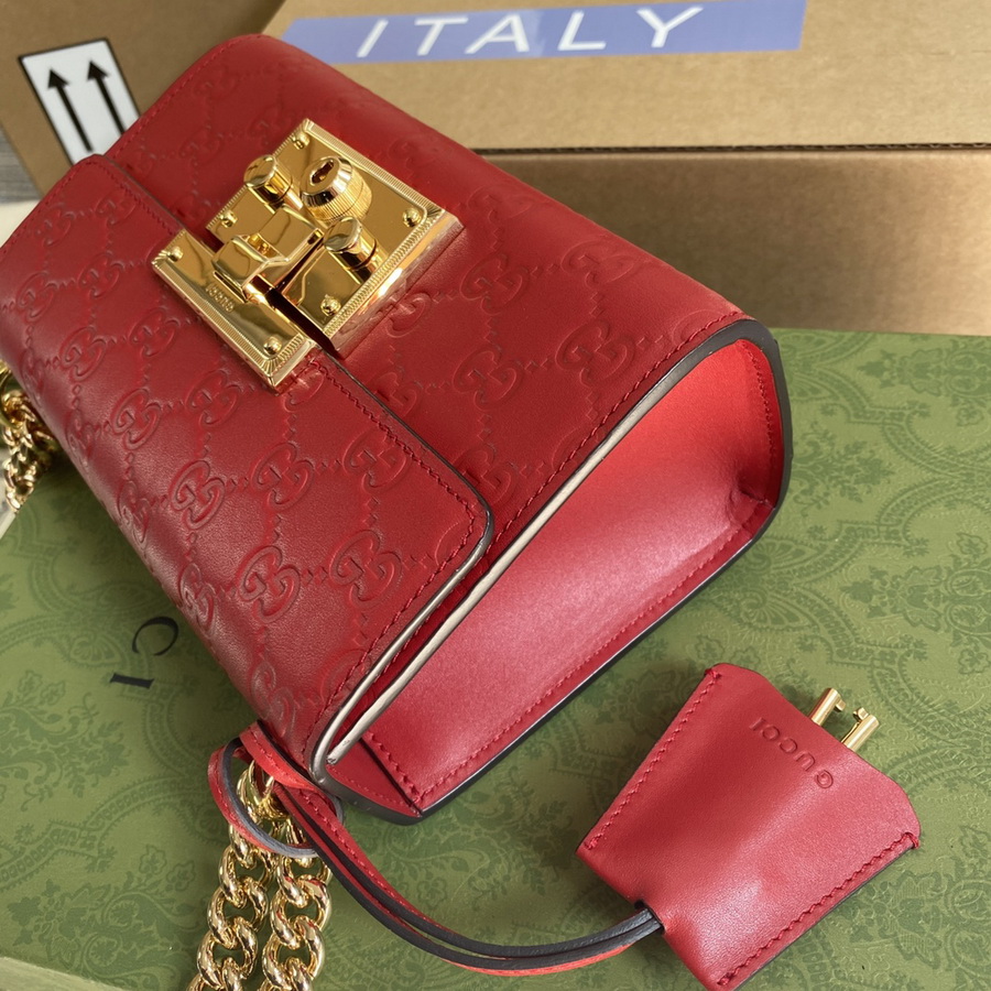 Padlock Gucci Signature shoulder bag ,409487
