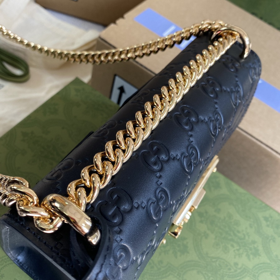 Padlock Gucci Signature shoulder bag, 409487