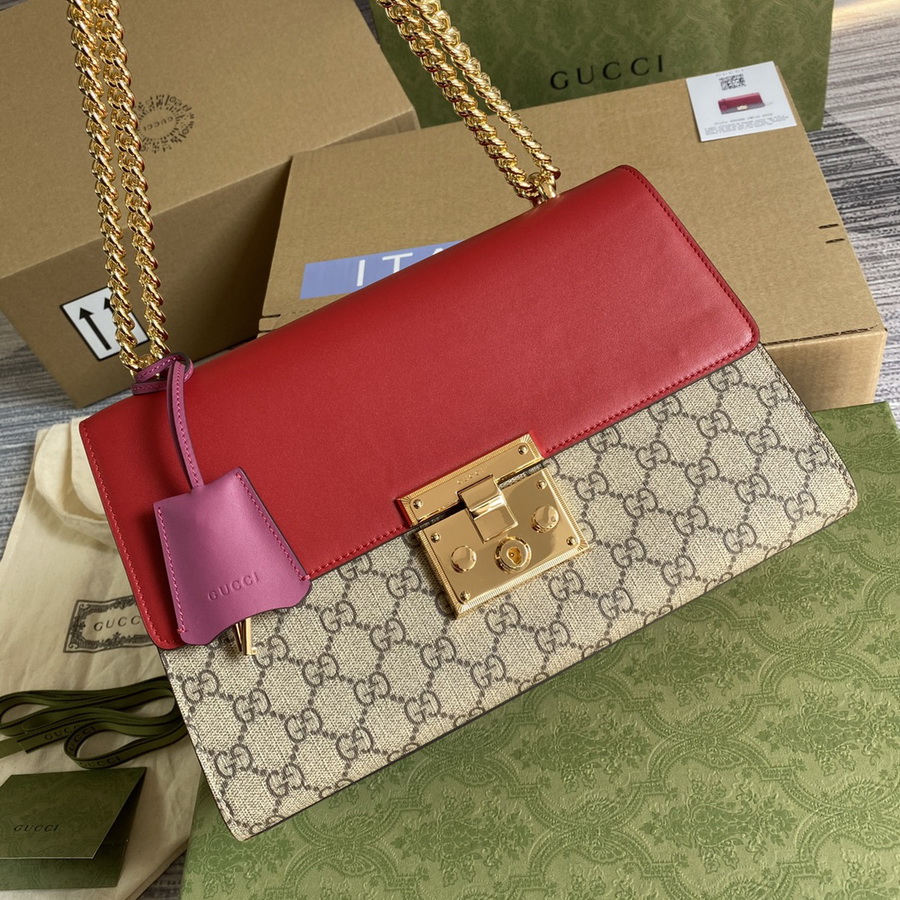 Gucci Padlock medium GG shoulder bag, 409486