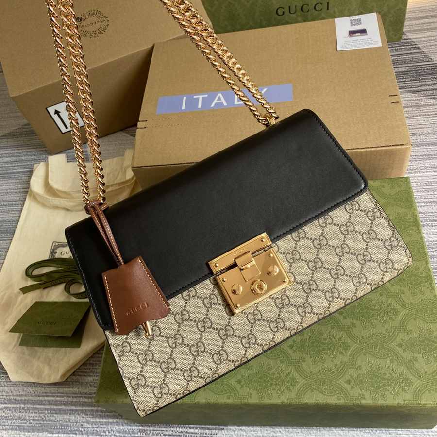 Gucci Padlock medium GG shoulder bag, 409486