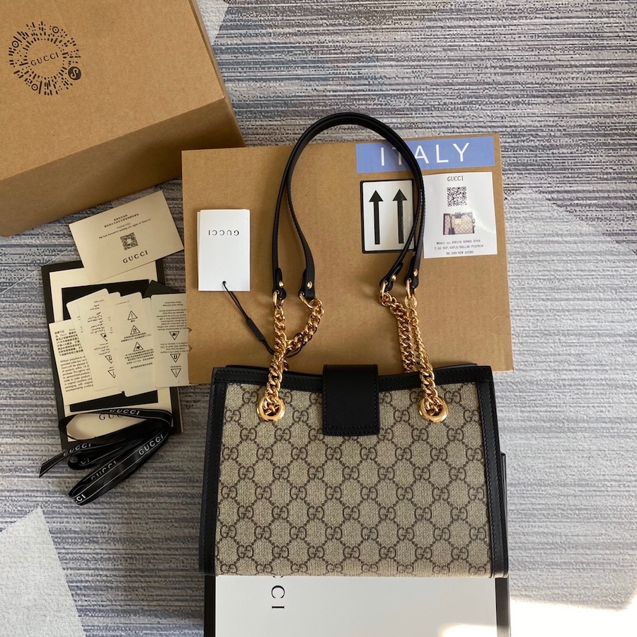 498156, GUCCI, Padlock small GG shoulder bag