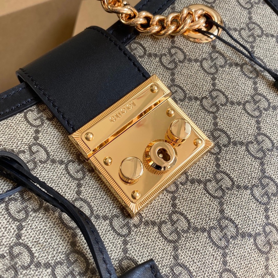 498156, GUCCI, Padlock small GG shoulder bag