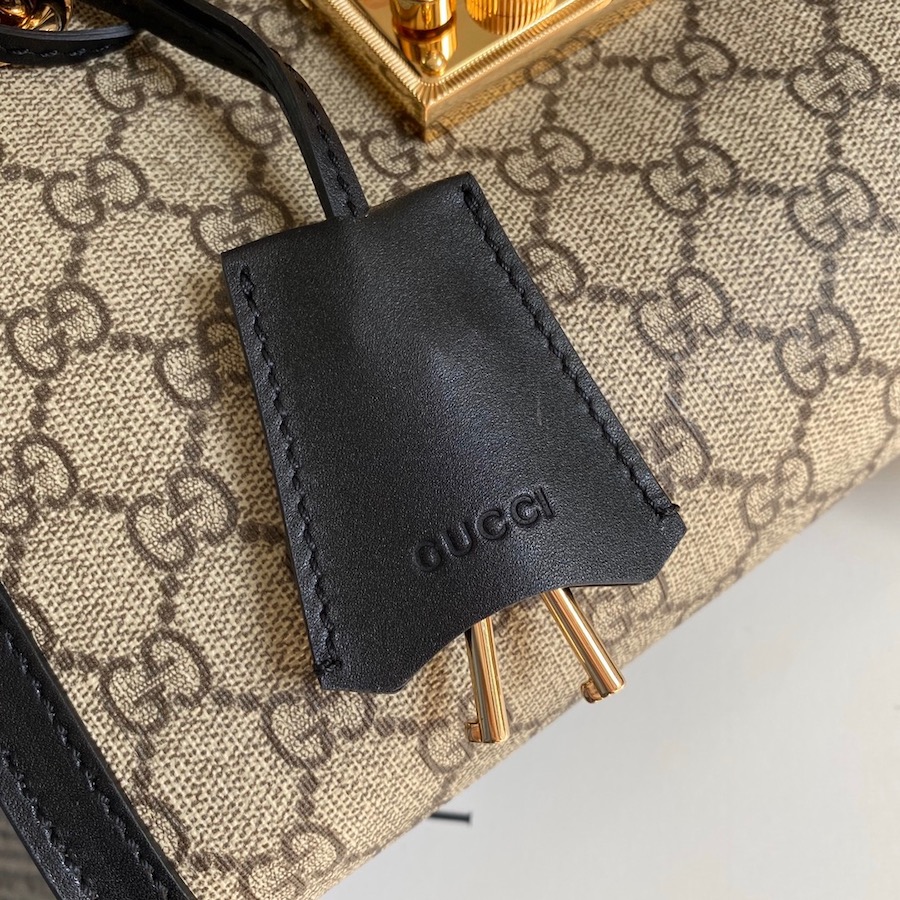 498156, GUCCI, Padlock small GG shoulder bag