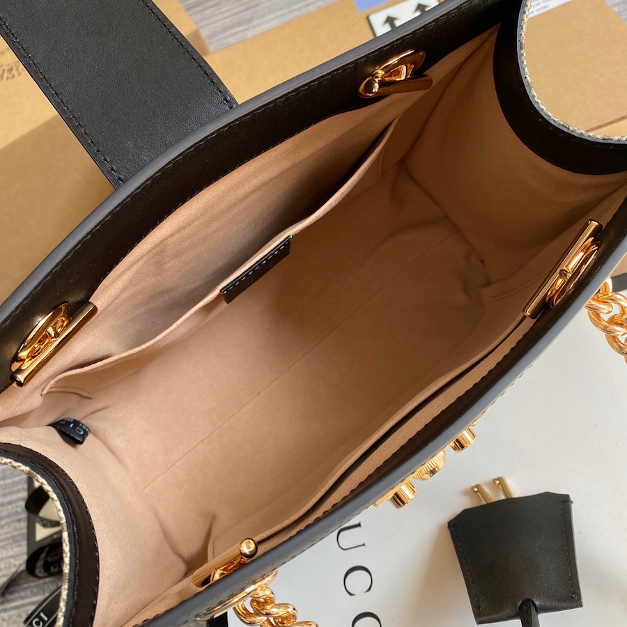 498156, GUCCI, Padlock small GG shoulder bag