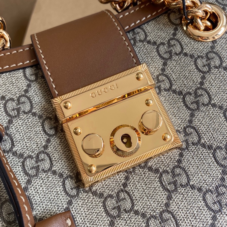 498156, GUCCI, Padlock small GG shoulder bag