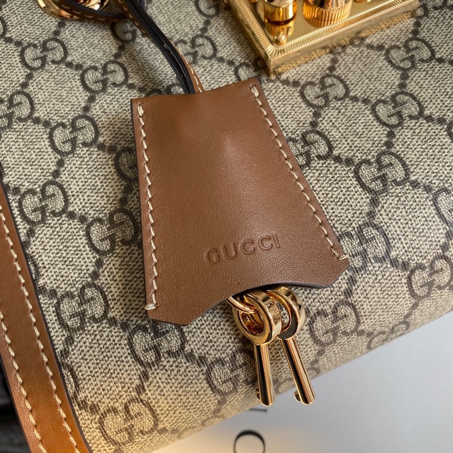 498156, GUCCI, Padlock small GG shoulder bag