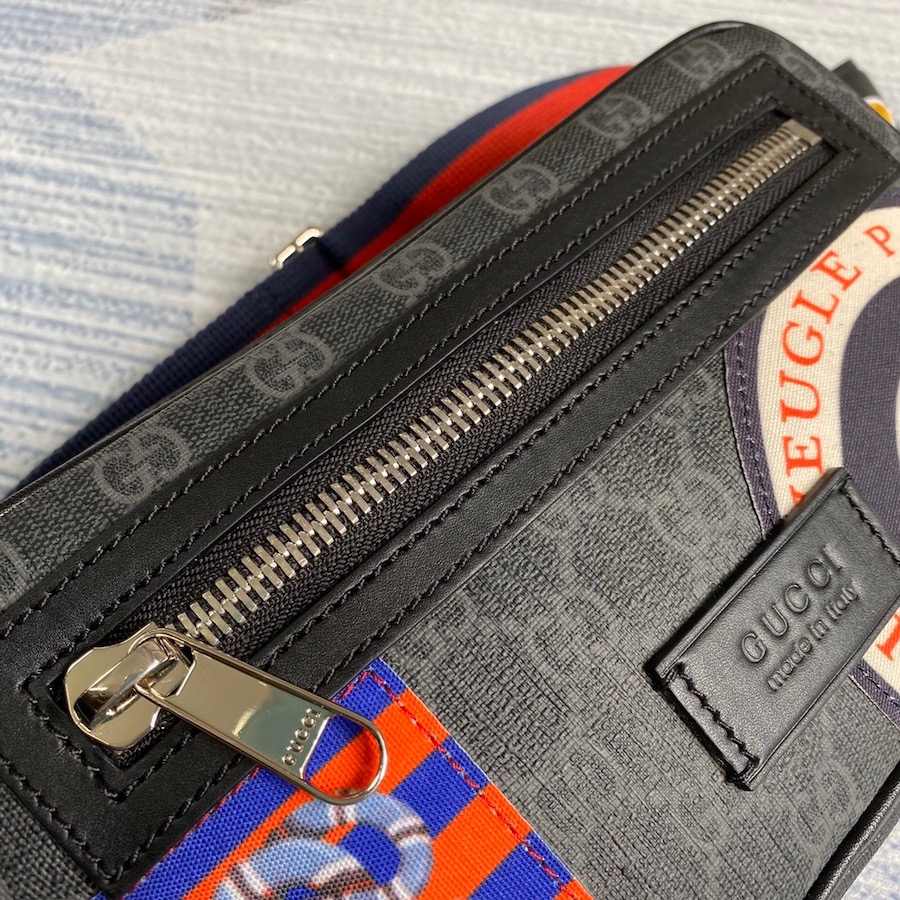 474293, Night Courrier soft GG Supreme belt , Gucci Men's Belt Bag