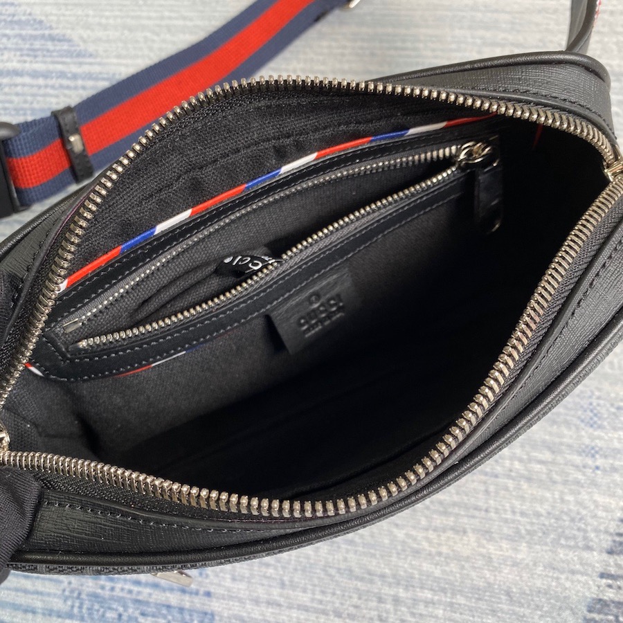 474293, Night Courrier soft GG Supreme belt , Gucci Men's Belt Bag