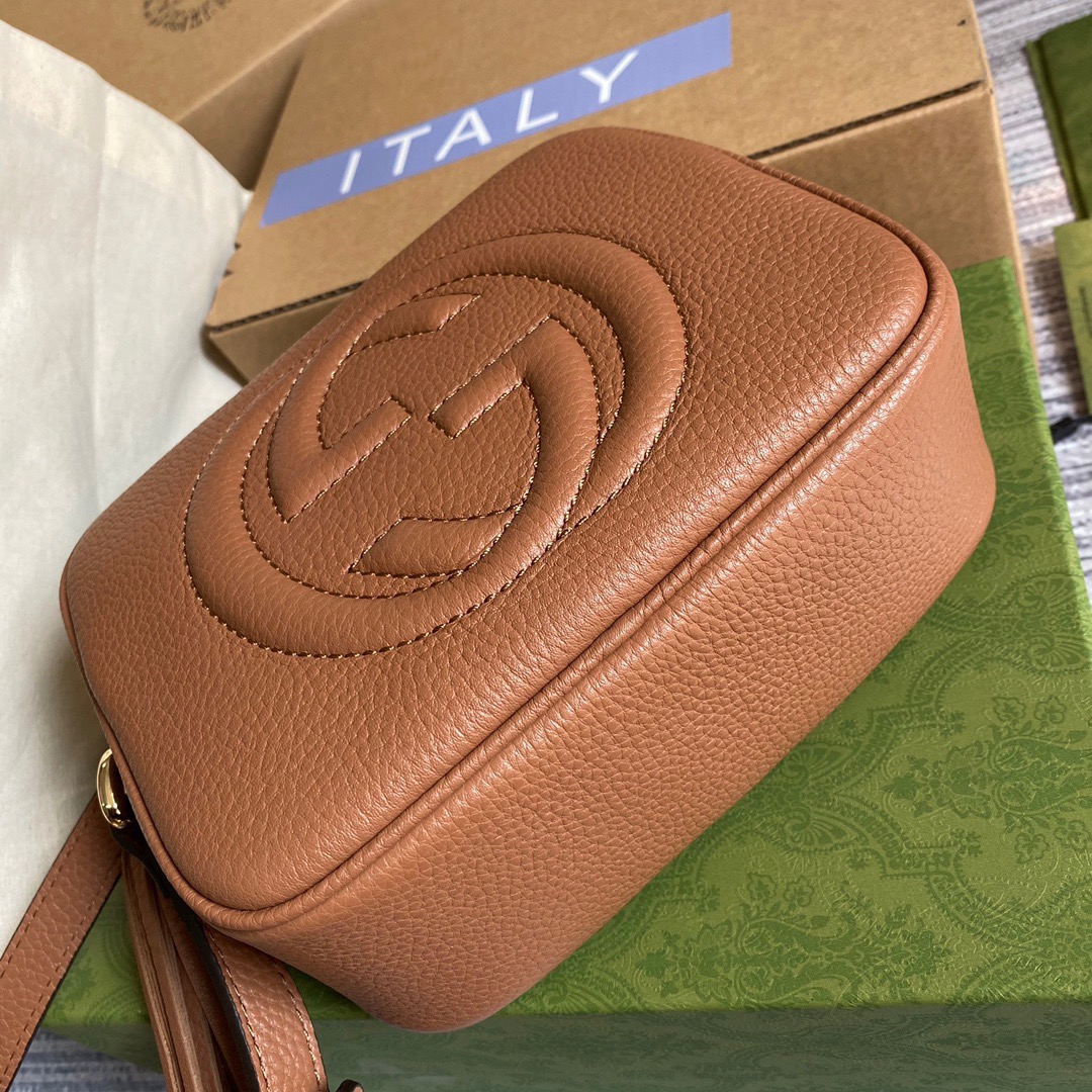 308364 Soho small leather disco bag, Gucci Crossbody Bags for Women