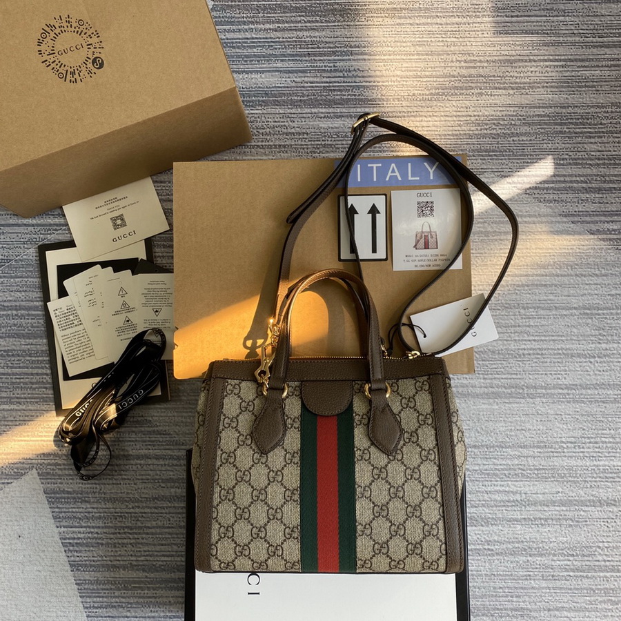 547551, Ophidia small GG tote bag, GUCCI Handbags