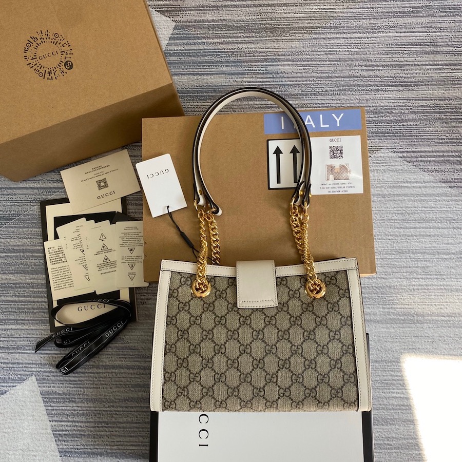 498156, GUCCI, Padlock small GG shoulder bag