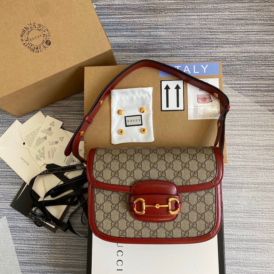 602204 Gucci 1955 Horsebit small shoulder bag, GUCCI Shoulder Bags for Women