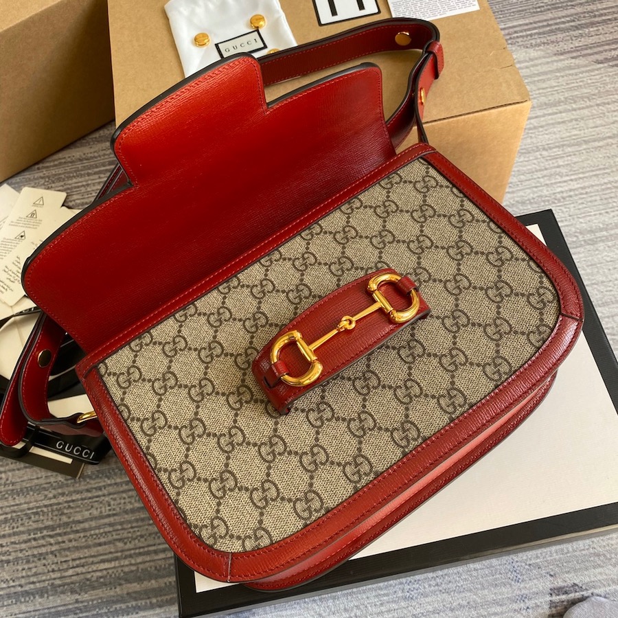 602204 Gucci 1955 Horsebit small shoulder bag, GUCCI Shoulder Bags for Women
